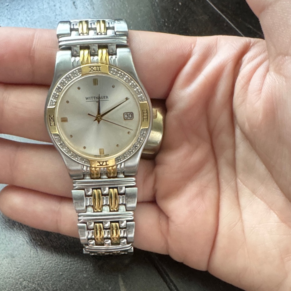 Wittnauer Silver and Gold Watch